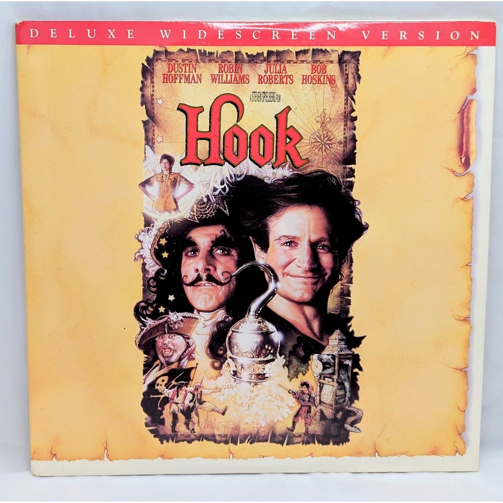1992 Columbia Tristar Hook Laserdisc Deluxe Widescreen